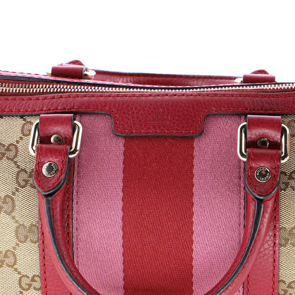 Gucci Vintage Web Boston Bag Gg Canvas #229427G12B - Picture 7 of 9